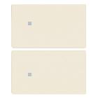 Vimar Linea 31480.2C Due mezzi tasti 2M neutro pers. canapa product photo