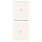 Vimar Linea 31480.B Due mezzi tasti 1M neutro pers. Bianco product photo