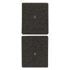 Vimar Linea 31480.G Due mezzi tasti 1M neutro pers. nero product photo