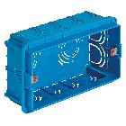 Scatola incasso rettang. 4M azzurro product photo
