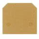 Piastre terminali (Morsetto), 75 mm x 4 mm, Beige scuro, giallo (Conf. da 10 Pz.) product photo Photo 01 2XS