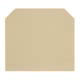 Piastre terminali (Morsetto), 58 mm x 1.5 mm, beige (Conf. da 10 Pz.) product photo Photo 01 2XS