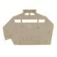Piastra terminale, 46.7 mm x 1.1 mm, Beige scuro (Conf. da 25 Pz.) product photo Photo 01 2XS