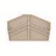 Piastra terminale, 61.5 mm x 2 mm, Beige scuro (Conf. da 50 Pz.) product photo Photo 01 2XS