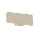 Piastra terminale, 84 mm x 2.4 mm, Beige scuro (Conf. da 20 Pz.) product photo Photo 01 2XS
