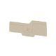 Piastra terminale, 87.25 mm x 2.1 mm, Beige scuro (Conf. da 50 Pz.) product photo Photo 01 2XS