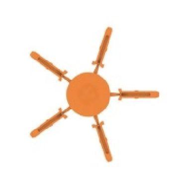 Elemento di codifica (Morsetto), Wemid, arancione, Larghezza: 3.3 mm (Conf. da 50 Pz.) product photo Photo 01 3XL