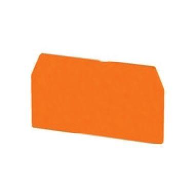 Pareti di separazione (Morsetto), Piastra terminale e intermedia, 65 mm x 36.5 mm, arancione (Conf. da 50 Pz.) product photo Photo 01 3XL