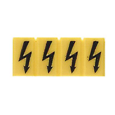 Coperchio morsetto, Wemid, giallo, Posizione verticale: 32.2 mm, Larghezza: 10 mm, Profondità: 12.55 mm (Conf. da 20 Pz.) product photo Photo 01 3XL