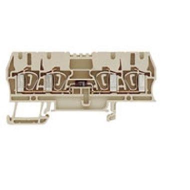 Morsettiera portacomponenti, Molla autobloccante, 2.5 mm², 400 V, 1 A, Diodo 1N 4007, TS 35, Beige scuro (Conf. da 20 Pz.) product photo Photo 01 3XL