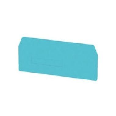 Pareti di separazione (Morsetto), Piastra terminale e intermedia, 74 mm x 42.8 mm, blu (Conf. da 20 Pz.) product photo Photo 01 3XL