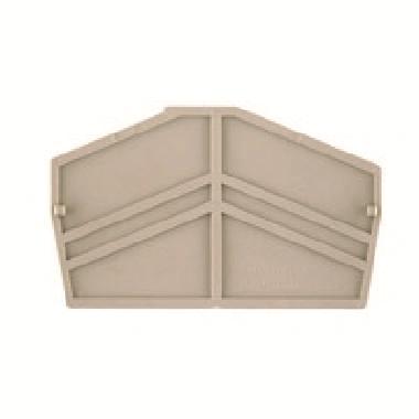 Piastra terminale, 61.5 mm x 2 mm, Beige scuro (Conf. da 50 Pz.) product photo Photo 01 3XL