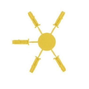 Elemento di codifica (Morsetto), PA 66 GF 30, giallo, Larghezza: 2.9 mm (Conf. da 50 Pz.) product photo Photo 01 3XL