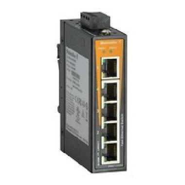 Switch rete (unmanaged), unmanaged, Fast Ethernet, Numero di porte: 5x RJ45, -40 °C...75 °C, IP30 product photo Photo 01 3XL