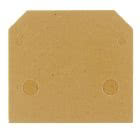 Piastre terminali (Morsetto), 40 mm x 1.5 mm, Beige scuro, giallo (Conf. da 20 Pz.) product photo