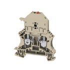 Morsetto, Collegamento a vite, scollegamento fusibile, con LED, per collegamento trasversale avvitabile, aperto da un lato, Collegamento a vite (Conf. da 50 Pz.) product photo