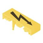 Siglatura morsetti, Passo in mm: 12.00, Caratteri stampati: Simboli, verticale, giallo (Conf. da 50 Pz.) product photo