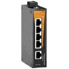 Switch rete (unmanaged), unmanaged, Fast Ethernet, Numero di porte: 5x RJ45, -10 °C...60 °C, IP30 product photo