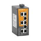 Switch rete (unmanaged), unmanaged, Fast Ethernet, Numero di porte: 8x RJ45, -10 °C...60 °C, IP30 product photo