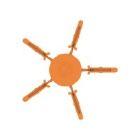 Elemento di codifica (Morsetto), Wemid, arancione, Larghezza: 3.3 mm (Conf. da 50 Pz.) product photo