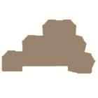 Piastra terminale, 82.16 mm x 1.5 mm, Beige scuro (Conf. da 20 Pz.) product photo