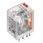 Minirelè industriale, 230 V AC, 4 Contatto di scambio (AgNi flash dorata) (Conf. da 20 Pz.) product photo