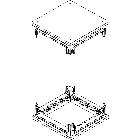 Kit di base e testata per armadi HDX 600x600mm completo di pannelli passacavi product photo