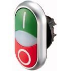Pulsante doppio, +indicatore luminoso, verde I/bianco/rosso 0 product photo