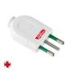 Spina S17 smontabile Easy, antibatterica, bianco product photo Photo 01 2XS