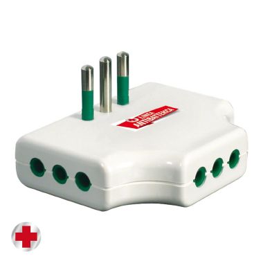 Adattatore da S11 a 3P11 piatto, antibatterico, bianco product photo Photo 01 3XL