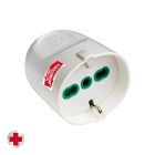 Presa P40 smontabile 2P+T 16A, antibatterica, bianco product photo