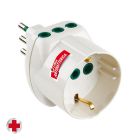Adattatore da S11 a 2P11+1P30 VERTICAL SYSTEM, antibatterico, bianco product photo