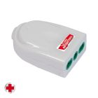 Presa P17/11 smontabile Easy, antibatterica, bianco product photo