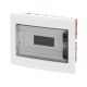 Centralino protetto - da incasso - porta trasparente fumé con telaio estraibile - 12 moduli ip40 product photo Photo 01 2XS