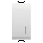 INTERRUTTORE UNIPOLARE 250V ac - 16AX ILLUMINABILE - CON DIFFUSORE - 1 MODULO - BIANCO - CHORUS product photo