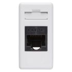 Presa rj45 - 4 coppie - categoria 5e - utp - toolless - 1 modulo - system white product photo