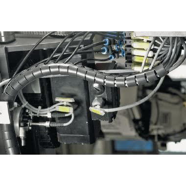 Spirale aperta 25mm nero 2 mt HWPP25L2 product photo Photo 10 3XL