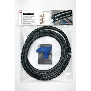 Spirale aperta 25mm nero 2 mt HWPP25L2 product photo Photo 02 3XL