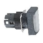 Testa pulsante luminoso rettangolare Ø16 - filoghiera - bianco product photo