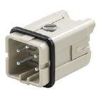 Inserto di contatto (Connettori a innesto industriali), Maschio, 400 V, 16 A, Numero di poli: 4, Collegamento a vite, Grandezza: 1 product photo